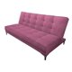 thumbnail image 2 of Sofa Cama Reclinable El Bazar Store Zeus Rosa Terciopelo Futon 3 posiciones Abotonado Sala, 2 of 5