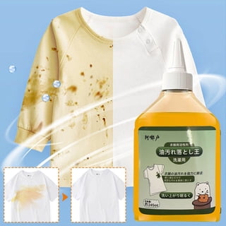 Detergente para la ropa quitamanchas de aceite • Fórmula concentrada • 5 veces más potente • 245 ml • Fragancia fresca • Seguro para colores y manos