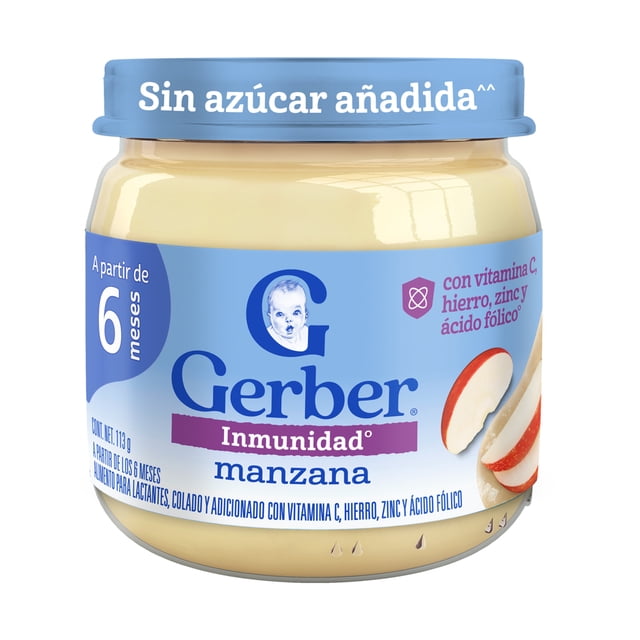 Papilla Gerber Plus Etapa 2 Manzana 113 g