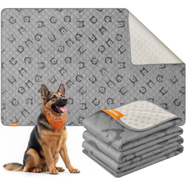 Feandrea Manta Impermeable para Perros Grandes, 208 x 132 cm, Funda Lavable a Máquina para Sofá, para Mascotas, Antideslizante, Gris Paloma