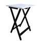thumbnail image 1 of Mesa Plegable Rectangular Blanco/Chocolate Hogare Mesa Plegable Rectangular, 1 of 4