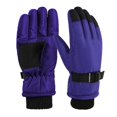 thumbnail image 3 of Guantes para niños, guantes de nieve, mitones que mantienen las manos calientes, guantes para clima frío para niñas Púrpura, 3 of 9