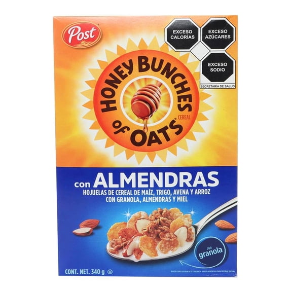 Cereal Post Honey Bunches Of Oats de almendras con 340 g
