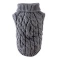 thumbnail image 1 of Ropa de invierno cálida y cómoda para perros Suéter para mascotas de color sólido, 1 of 5