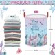 thumbnail image 3 of Cesta de lavandería para niños con diseño de sirena, cesta de lavandería para bebés y niñas, con dis, 3 of 6
