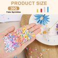 thumbnail image 2 of Uxcell Sprinkles Falsos 6 Set Gránulos de Estilo Largo Rebanadas de Arcilla Polimérica para Arte de Uñas Manualidades de Bricolaje Multicolor, 2 of 6