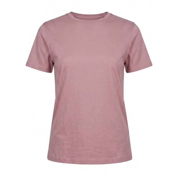 Playera Simply Basic Dama Manga Corta Rosa Talla CH