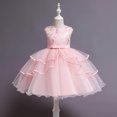 thumbnail image 2 of Vestido Para Niñas, Ropa Para Niñas Pequeñas, Vestido De Princesa Sin Mangas De Encaje Para Niños Pequeños, Vestido De Fiesta De Tul, Ropa De Cosplay Rosa Odeerbi  LM103-1271, 2 of 8