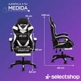 thumbnail image 4 of Silla Gamer Reclinable con Reposa Pies Silla Gaming Ergonómica Ajustable, 4 of 6
