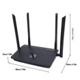thumbnail image 5 of BIMZUC Enrutador WiFi 4G LTE Portátil 300Mbps Móvil Hotspot para Hogar Oficina Versión Asia CPF914 Negro 34.0 cm / 13.38 inches, 5 of 5