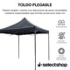 thumbnail image 2 of Carpa Toldo Plegable Reforzado 3x3 Lona Impermeable Acero In, 2 of 8