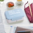 thumbnail image 1 of Fiambrera Bento para niños y adultos | Recipiente hermético para preparar comidas con compartimentos | Fiambrera de plástico apta para microondas para el hogar, la oficina y la escuela, 1 of 6