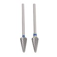 thumbnail image 1 of Broca De Uñas En Forma De Cono, 2 Piezas Broca De Uñas De Cono Cónico Herramienta De Pedicura De Manicura Limpia De Cutículas De Tungsteno Para Lima De Taladro Eléctrico, 1 of 7