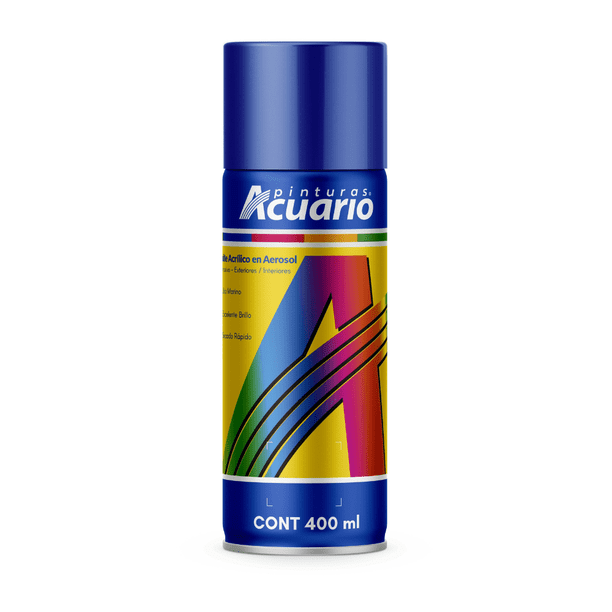 Pintura En Aerosol Acuario 400 Ml Azul Acuario