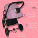 thumbnail image 4 of Capri DLX travel system mango ajustable +portabebé autoasiento rosa, 4 of 8