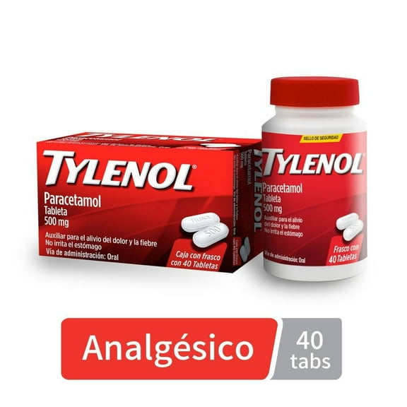 Tylenol 500 mg 40 tabletas