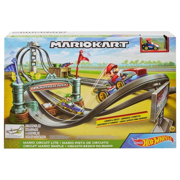 Pista de Juguete Mattel Hot Wheels Mario Kart Circuito