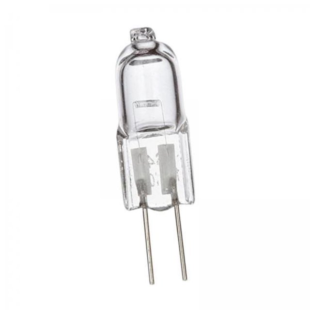 Bombilla halógena,Bombilla G4 Bombilla halógena versátil Bombilla de luz pequeña,Bombilla halógena con alta resistencia a la temperatura,Bombillas de luz G4 de 2 pines,color blanco 2 piezas