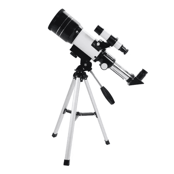 Telescopio Astronomico Balnco Con Negro Malubero Malu2095