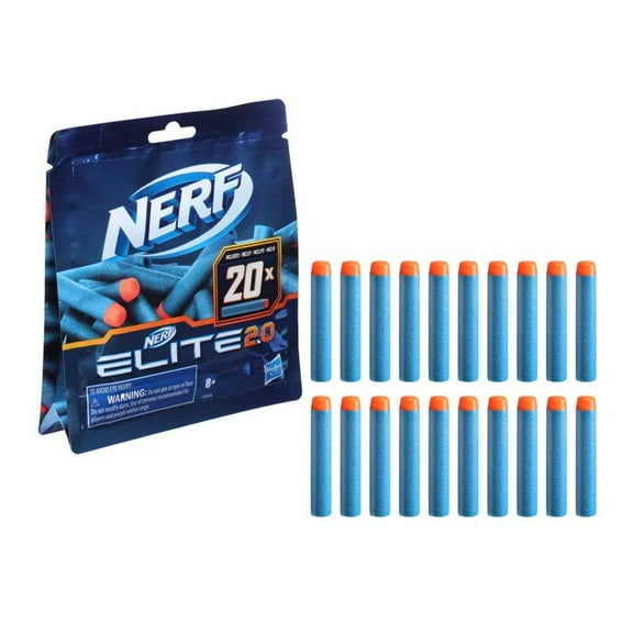 Juego de espuma Hasbro Nerf Elite 2.0 con 20 dardos de repuesto