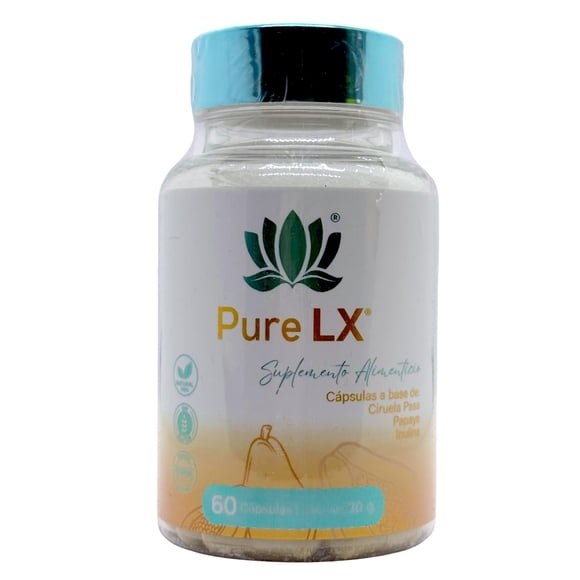 Pure Health Pure LX Inulina Ciruela Pasa Papaya 60 caps