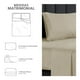 thumbnail image 2 of Juego De Sábanas Mainstays Matrimonial Liso BEige, 2 of 4