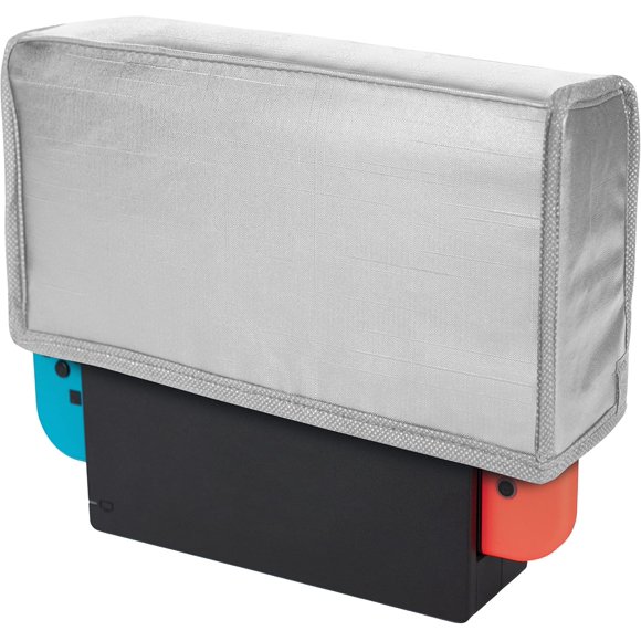 Cubierta Antipolvo Atmos Gaming para Nintendo Switch Protector Impermeable Color plata