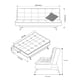 thumbnail image 5 of Sofá Cama Carmen Azul Denim M & E MUEBLES Matrimonial 3 Posiciones, 5 of 5