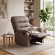 thumbnail image 1 of Sillón Reclinable De Tela Reposet Manual Individual beige, 1 of 9