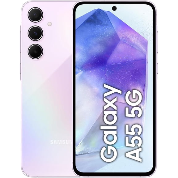 Samsung Galaxy A55 5G 256GB 8GB RAM Asombroso Lila Reacondicionado