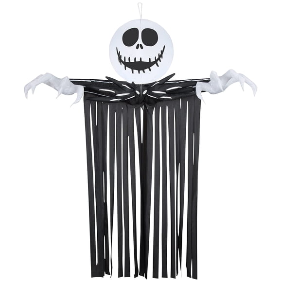 Colgador de puerta Gemmy Airblown Jack Skellington Head de 2 m de altura