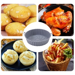 Bandeja de silicona para hornear | Bandeja para hornear flexible, antiadherente y resistente al calor | Función de separación de aceite | Fácil de limpiar | Compatible con Aeropans, hornos,