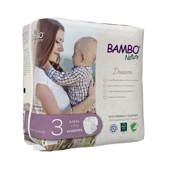 Pañales Bambo Nature Dream 29pz Talla 3
