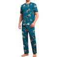 thumbnail image 3 of Conjunto De Pijama Shendy Vendy 2 Piezas Para Hombre Elegante Camisa Pantalon, 3 of 4