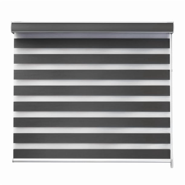 Persiana Sheer Elegance Premium Decoking 200 Ancho x 180 Alto Gris Oscuro