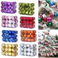 thumbnail image 1 of Xihbxyly Bolas de Navidad para Árbol, Adornos Colgantes Galvanizados, Bolas de Plástico con Purpurina, Juego de 24 Piezas, Diseño Irrompible, Decoración Navideña Multiusos, Hogar, Fiesta, Boda, 3 Cm, 1 of 3