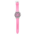 thumbnail image 2 of Reloj Redondo De Cuarzo Con Luz Trasera LED Para Niñas Y Mujeres, Reloj De Pulsera Con Correa De Silicona, Color Rosa, 2 of 7