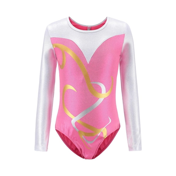 Maillot de gimnasia para niña, ropa deportiva, traje de ballet para niña, ropa de equipo, atuendo, largo 8