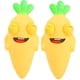 thumbnail image 2 of Juguetes Flexibles PopCarrotYellow 2Pzas Zanahoria Goma Blanda TPR Amarillo/Verde. VentDepot MXPCY-002, 2 of 2
