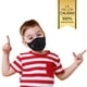 thumbnail image 2 of Cubrebocas Deportivo Infantil Facex American Lavables de tela 5 capas de tela protectoras Diseño 3D Negro, 2 of 2
