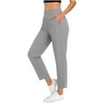 thumbnail image 3 of TaTaai Stretchy Golf Women Cropped Pants Lightweight Breathable Machine Washable No Fading Casual Travel Sports Slim Fit Ankle Length Trousers Gift, 3 of 9