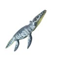 thumbnail image 2 of Modelo de dinosaurio Liopleurodon Artificial de goma para niños, juguete biológico realista, regalo de adorno Advancent  WJ3545-00, 2 of 7