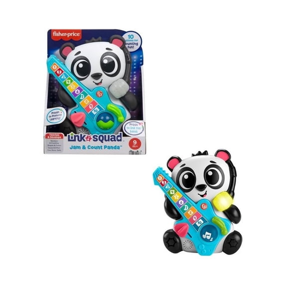 Sistema de Aprendizaje Electrónico para bebés Fisher-Price Escuadrón Musical Panda Contemos Juntos