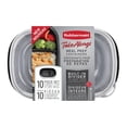 thumbnail image 3 of Contenedor Rubbermaid Take Alongs Rectangular con Divisiones 5 Piezas Negro, 3 of 3
