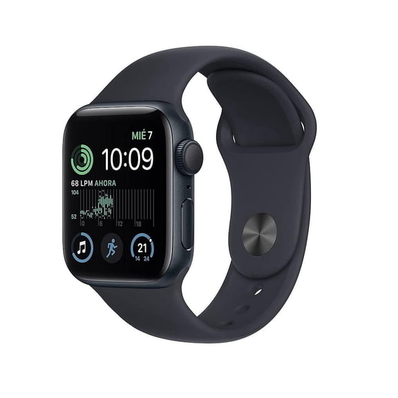 Reloj Apple Watch SE GPS 40mm con Caja Aluminio Gris y Correa Deportiva Negra Reacondicionado