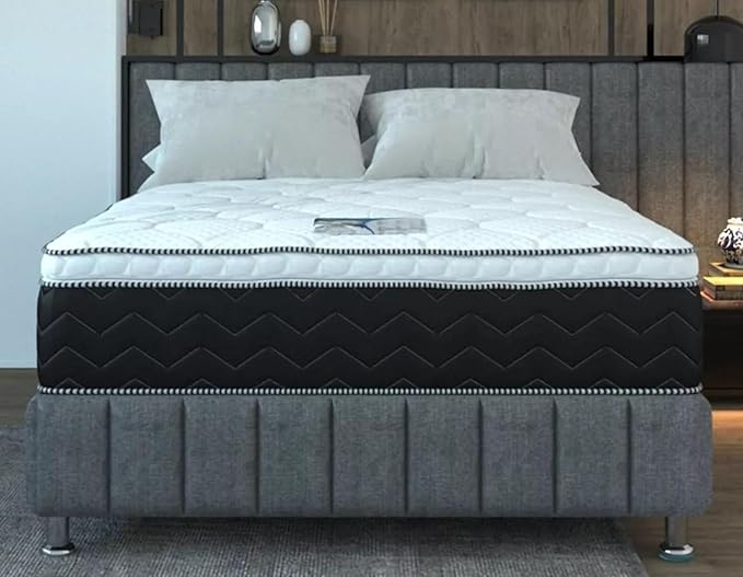 Dormez zzz Serta Colchón King Size - Máximo Soporte y Confort Ortopédico de Firmeza Media Es Hipoalergénico y Anti ácaros