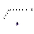 thumbnail image 2 of Decoraciones de Halloween, adornos de Halloween, cadena de luces LED de araña de 20 luces, cadena de luces de Halloween para decoración de interiores y exteriores, iluminación de Halloween para patio,, 2 of 6