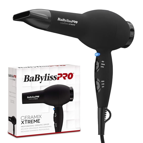 Sedacora De Cabello Babylisspro Ceramix Xtreme - Negro Bx2000