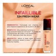 thumbnail image 2 of Base de maquillaje L'Oréal Infallible 32h fresh wear 200 sable dore 30 ml, 2 of 4