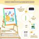 thumbnail image 3 of Pizarron Magnetico Caballetes Infantiles Niños Arte Juguete Xtellar negro, 3 of 3